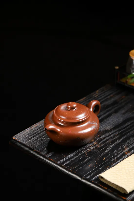 Zisha Teapots: original old purple clay | intricate engravings 4
