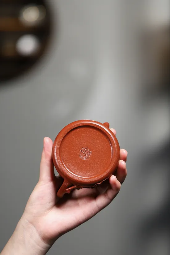 Yixing Zisha Teapot - Longevity Peach Artisan Clay Teapot 4