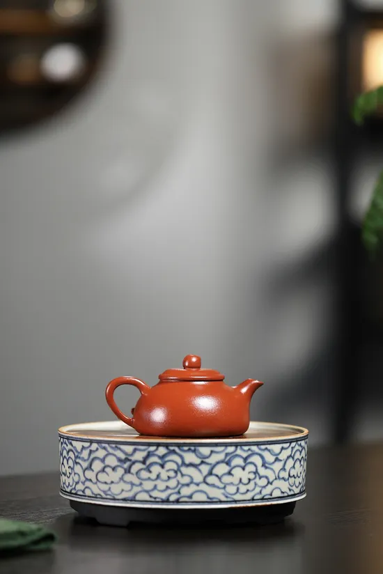 Yixing Zisha Teapot - Longevity Peach Artisan Clay Teapot 7