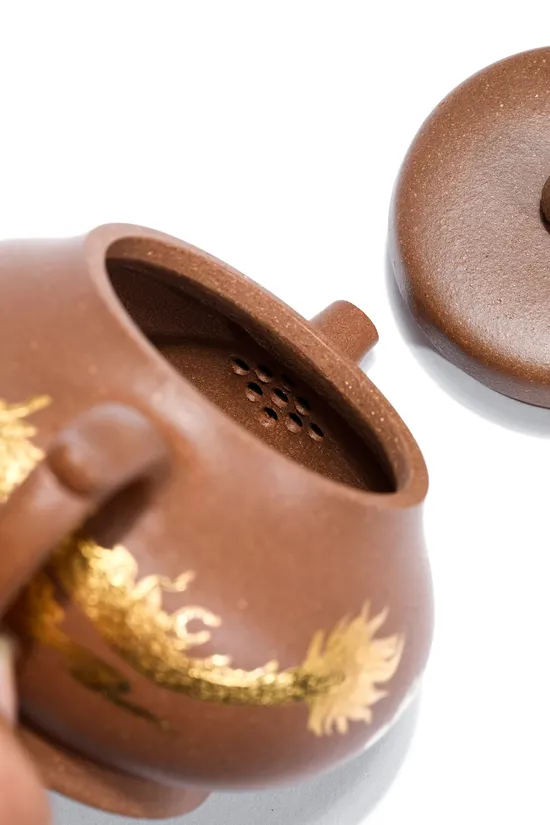 Zisha Teapots: original old duan clay | nine-hole spout 6