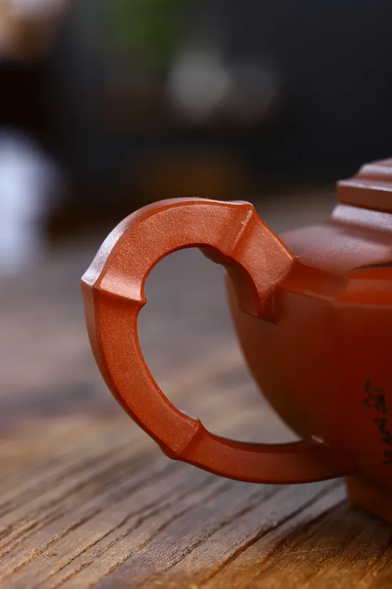 Yixing Zisha Teapot - Artisan Crafted Purple Clay Teapot 5