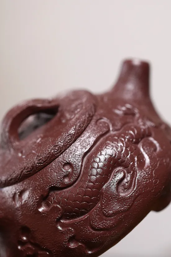 Yixing Clay Teapot | Handcrafted Dragon Artisan Ceramic Teapot 7