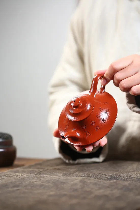 Handcrafted Yixing Clay Teapot | Artisan Zisha Pottery 180cc 5