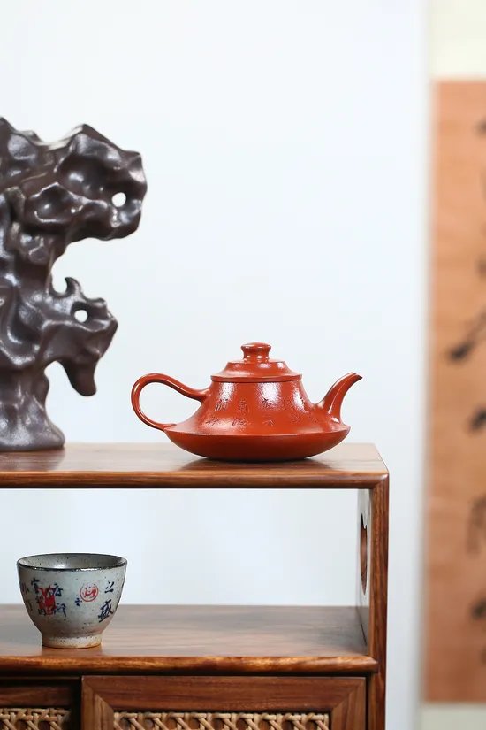 Handcrafted Yixing Clay Teapot | Artisan Zisha Pottery 180cc 8