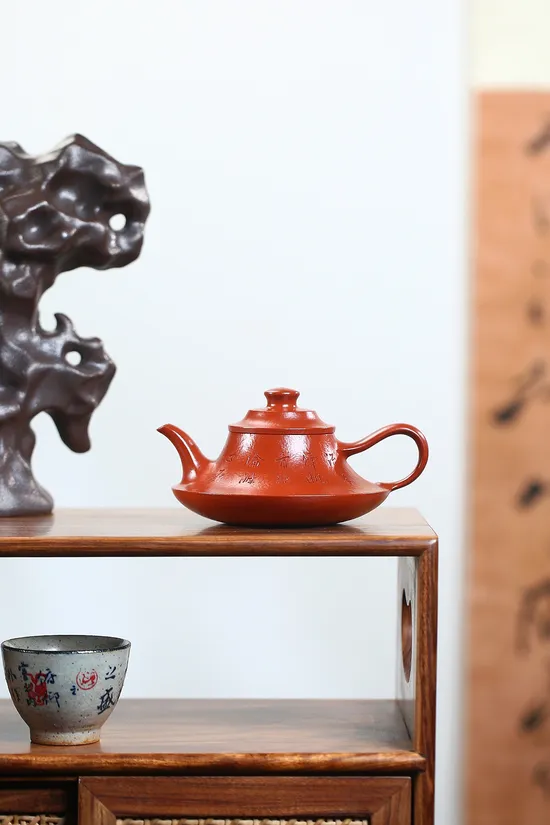 Handcrafted Yixing Clay Teapot | Artisan Zisha Pottery 180cc 9