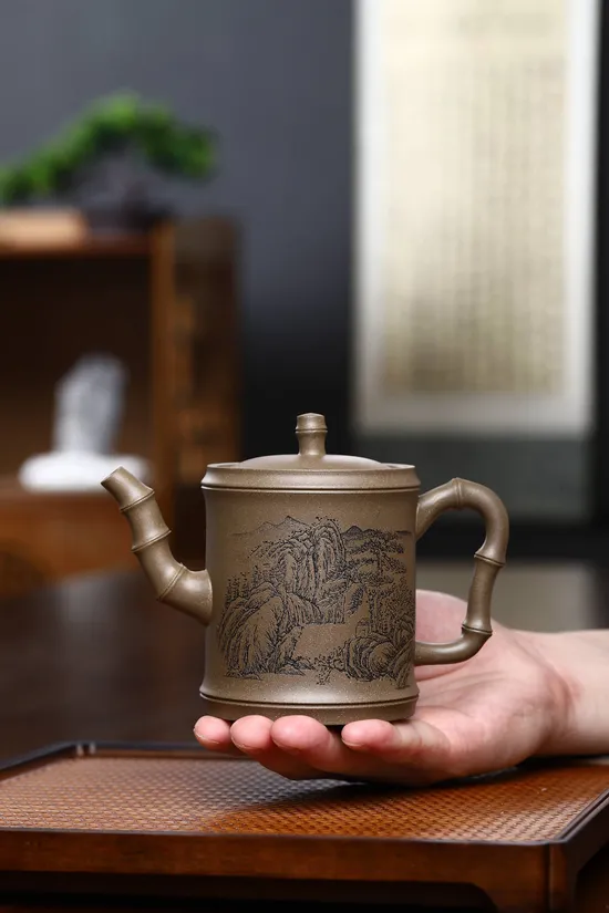 Premium Yixing Zisha Teapot – Handcrafted Artistic Clay Pot, Collectible 6