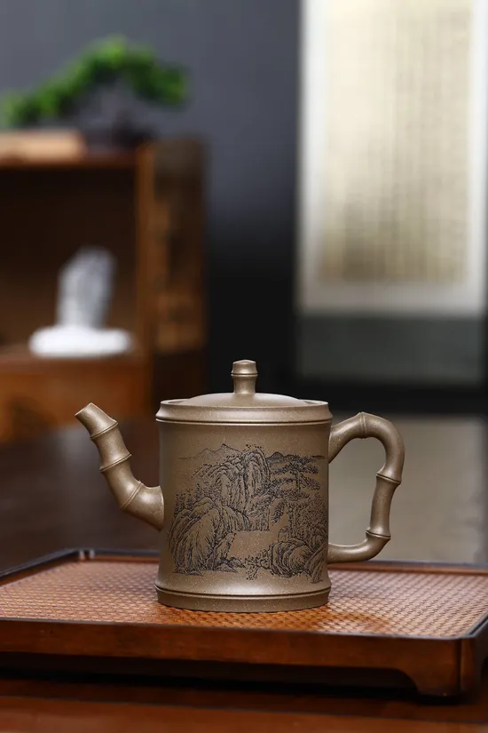 Premium Yixing Zisha Teapot – Handcrafted Artistic Clay Pot, Collectible 8