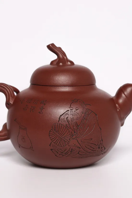 Authentic Yixing Zisha Teapot | Handcrafted Purple Clay Artisan Pot 7