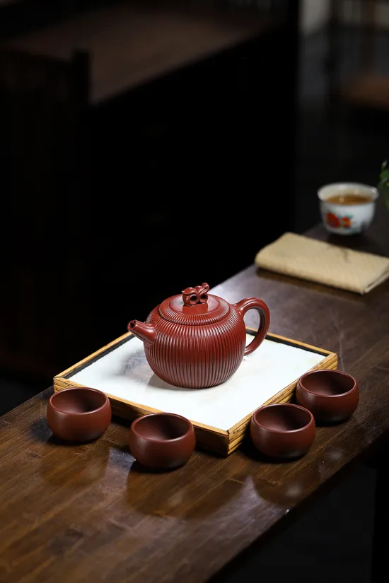 Premium Yixing Zisha Clay Teapot Set - Handcrafted Artisan Collectible 2