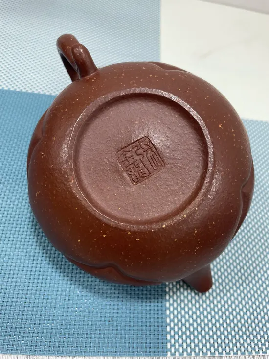 Yixing Clay Teapot, Handcrafted Old Zhu Clay, Antique Design 7