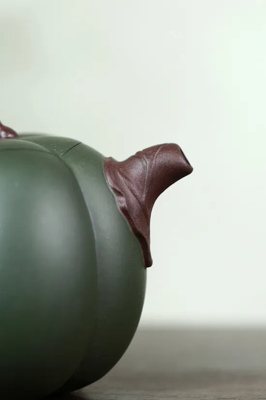 Yixing Zisha Teapot | Artisan Pumpkin Design | 270cc Clay Teapot 2
