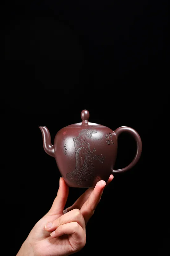 Yixing Teapot Mastercrafted - Collector's Zisha Clay Art Piece 2