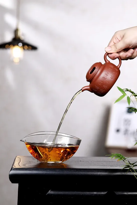 Handcrafted Yixing Zisha Teapot | Authentic Red Clay Teapot Artistry 9