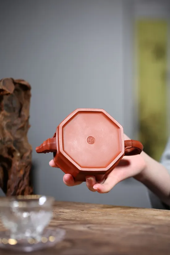 Yixing Zisha Teapot | Handcrafted Collectible Bamboo Design 2