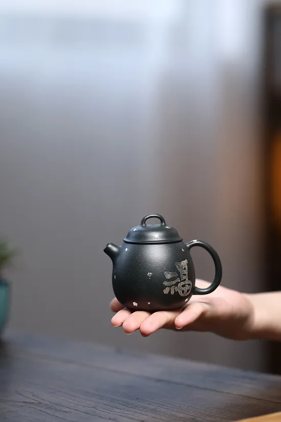 Zisha Teapots: Childlike Fun Green Clay | 100cc capacity 1