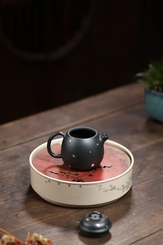 Zisha Teapots: Childlike Fun Green Clay | 100cc capacity 4