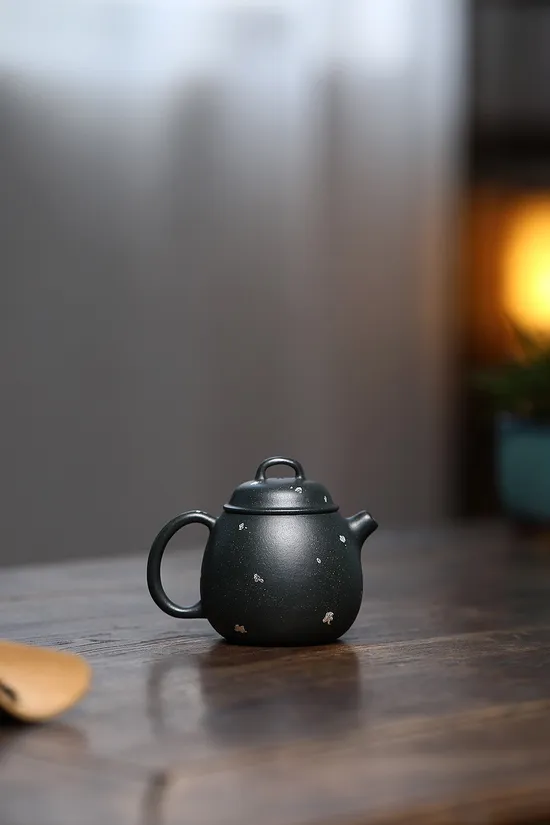 Zisha Teapots: Childlike Fun Green Clay | 100cc capacity 8