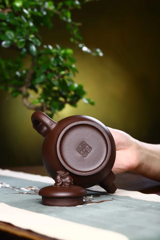 Premium Yixing Zisha Clay Teapot | Artisan Crafted Dragon Design 2