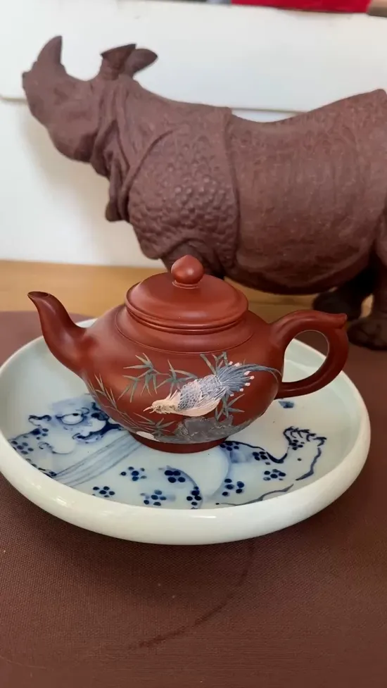 Master Yang Peng Yixing Zisha Teapot | Vintage Clay Artisan Craft 1