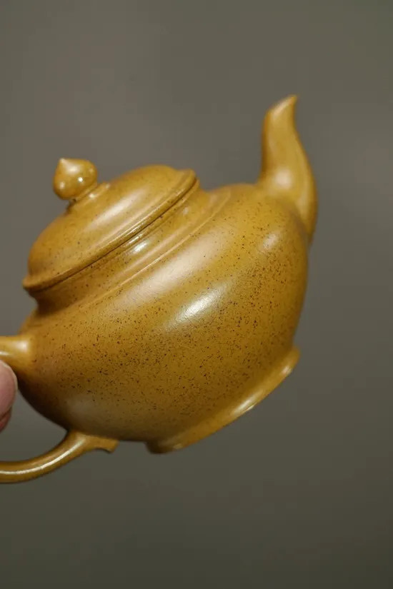 Authentic Yixing Zisha Teapot | Golden Duan Kiln Clay | Handcrafted 4