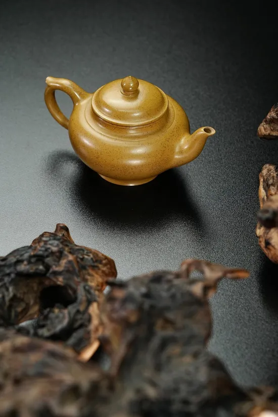 Authentic Yixing Zisha Teapot | Golden Duan Kiln Clay | Handcrafted 6