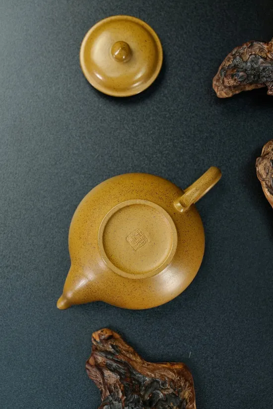 Authentic Yixing Zisha Teapot | Golden Duan Kiln Clay | Handcrafted 7