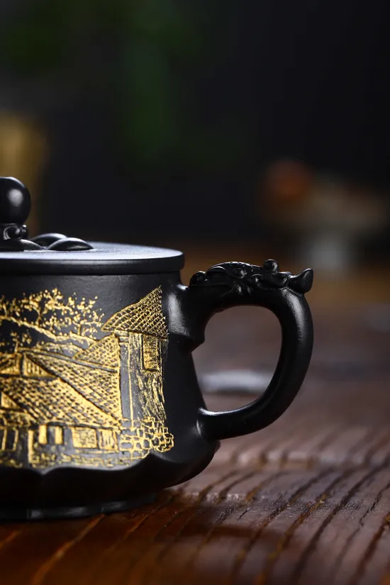 Zisha Teapots: Dragon Chant Rhombus Flower | 2400 CNY 4