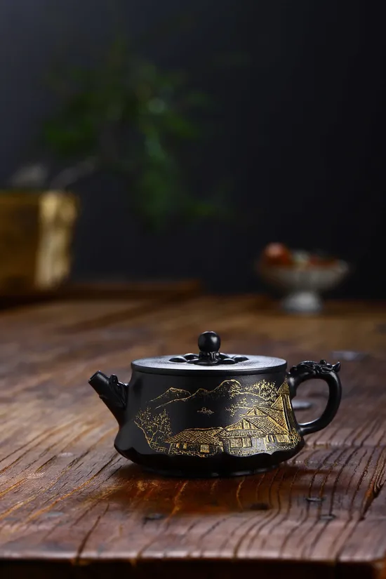Zisha Teapots: Dragon Chant Rhombus Flower | 2400 CNY 7