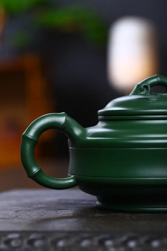 Premium Yixing Zisha Teapot | Handcrafted Bamboo Design & Rare Clay 5