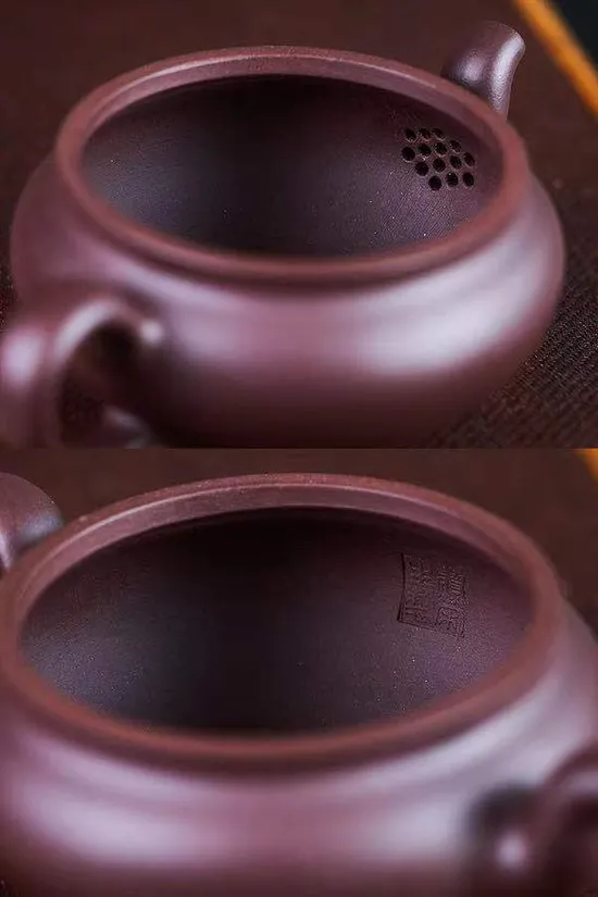 Yixing Zisha Teapot | Handcrafted Artisan Teapot with Enamel Decoration 3