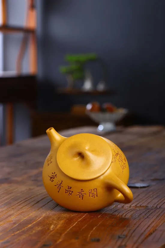 Premium Yixing Zisha Teapot - Handcrafted Collectible Artisan Ceramics 9