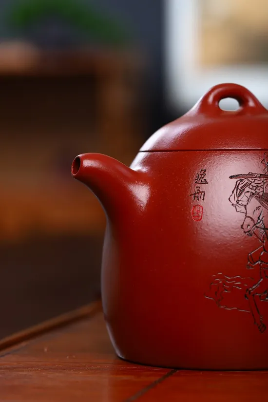 Yixing Zisha Teapot | Handcrafted Rose Design | Qin Quan Collection 9