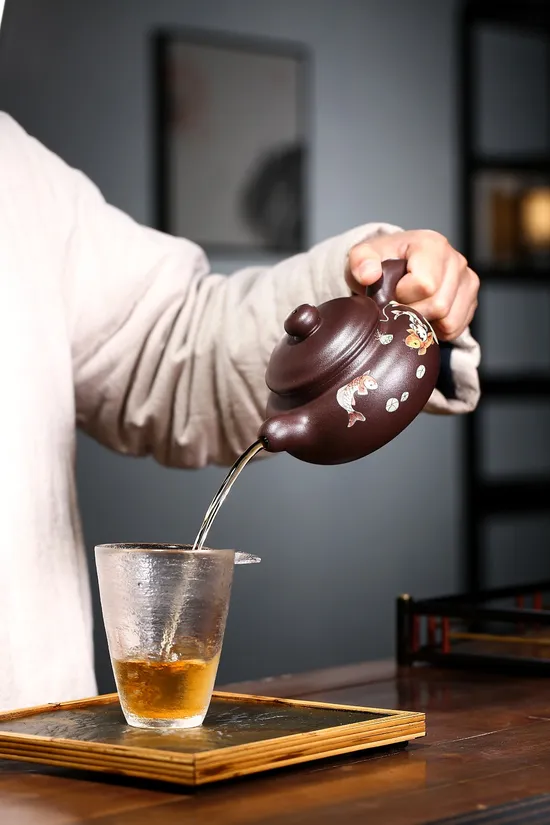Artisan Yixing Teapot | Premium Purple Clay Craft | Collectible Ceramics 2