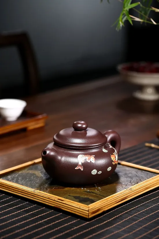 Artisan Yixing Teapot | Premium Purple Clay Craft | Collectible Ceramics 5