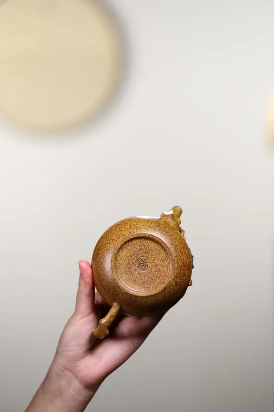 Yixing Zisha Teapot | Handcrafted Purple Clay Art | Grape Design 1