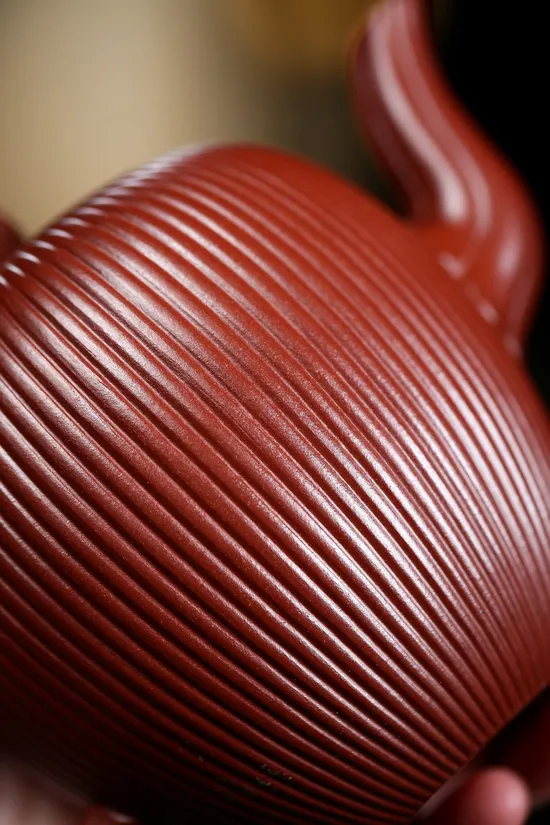 Handcrafted Yixing Dragon Blood Clay Teapot | Artisan Zisha Pottery 3