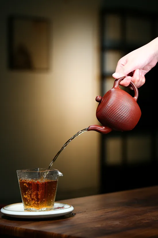 Handcrafted Yixing Dragon Blood Clay Teapot | Artisan Zisha Pottery 6