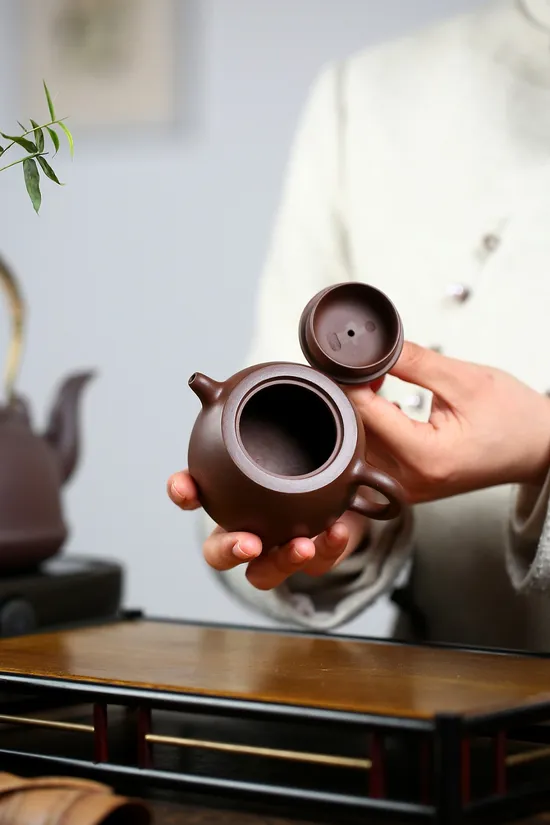 Yixing Zisha Teapot | Handcrafted Purple Clay Artistry | 160cc 5
