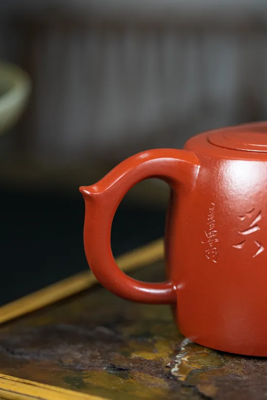 Yixing Clay Teapot | Handcrafted Jinglan Teapot, Premium Dahongpao Clay 6