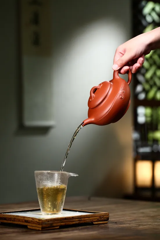 Artisan Yixing Teapot | Collector's Gem | Handcrafted 280cc Clay Pot 6