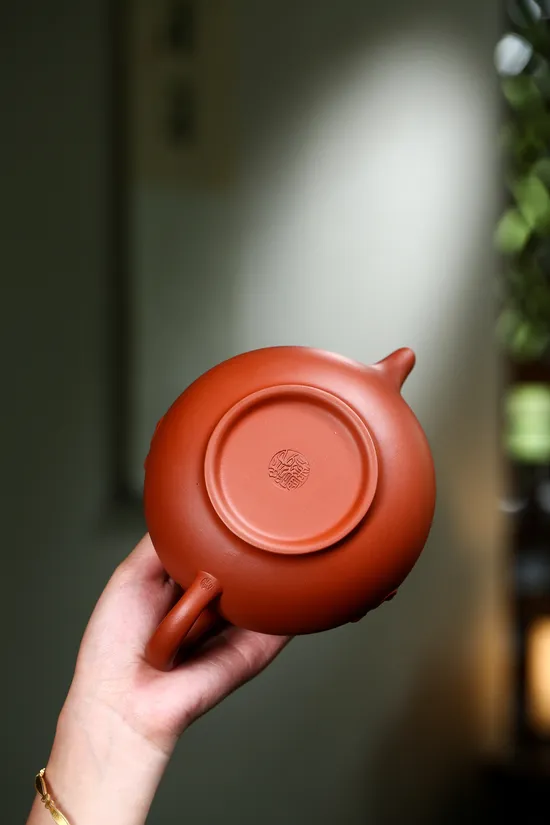 Artisan Yixing Teapot | Collector's Gem | Handcrafted 280cc Clay Pot 9