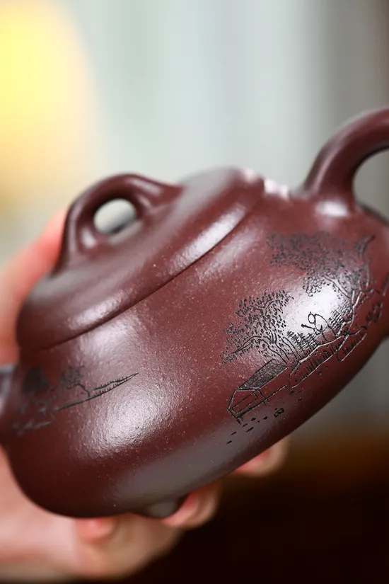 Handmade Yixing Clay Teapot | Han Tang Shi Piao | Jiang Yuejun | 2400 5