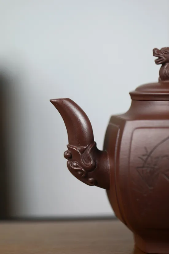 Yixing Zisha Teapot | Artisan Crafted Purple Clay Pot | Limited Edition 4