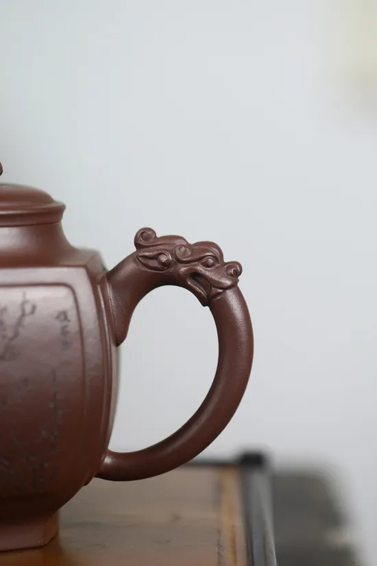 Yixing Zisha Teapot | Artisan Crafted Purple Clay Pot | Limited Edition 6