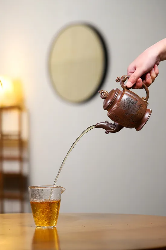 Yixing Zisha Teapot Masterpiece - Golden Clay Art by Wang Chenglin 5