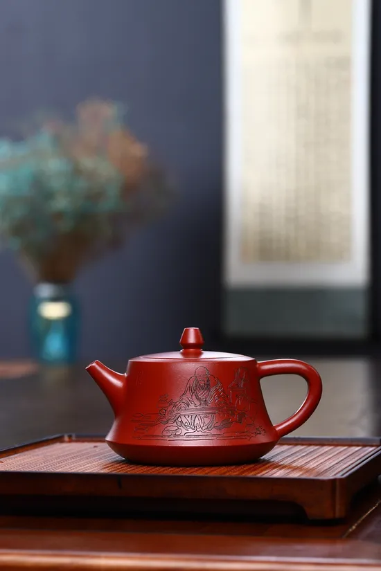 Zisha Teapots: chicken blood red clay | Xu Liuming 4