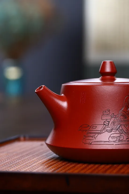 Zisha Teapots: chicken blood red clay | Xu Liuming 8