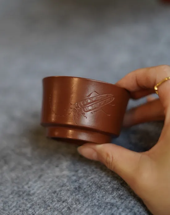 Handcrafted Yixing Purple Clay Teapot – Artisan Master Cup 2
