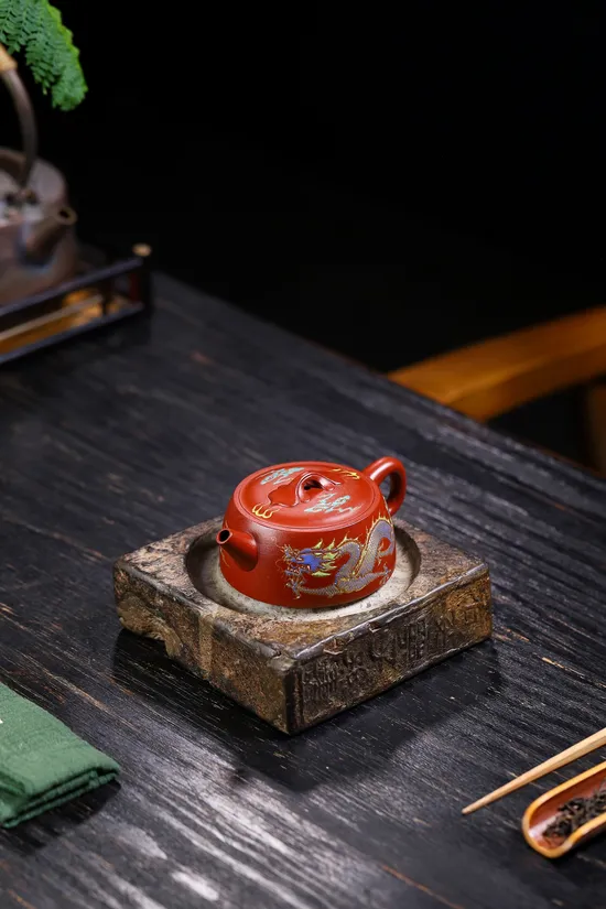 Premium Yixing Zisha Teapot - Yang Junbao Handcrafted Ceramic Art 3