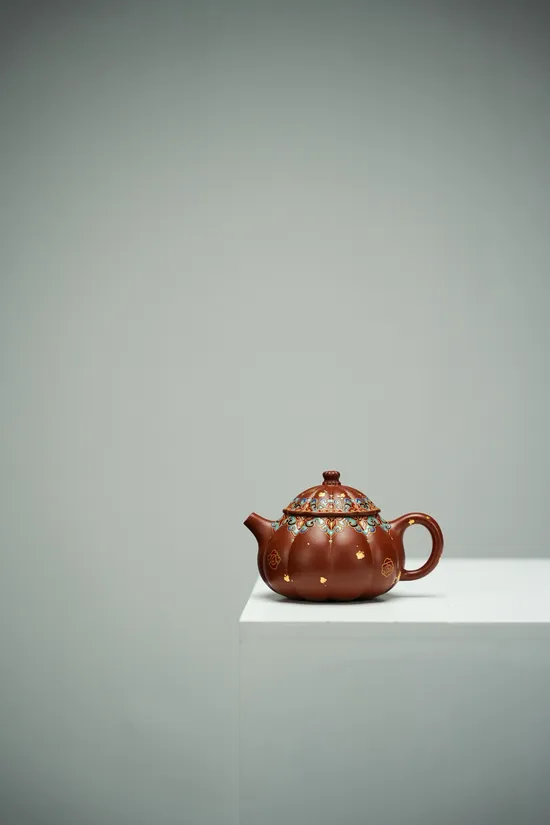 Zisha Teapots: premium Zhu Ni clay | hand-painted cloisonné decorations 6